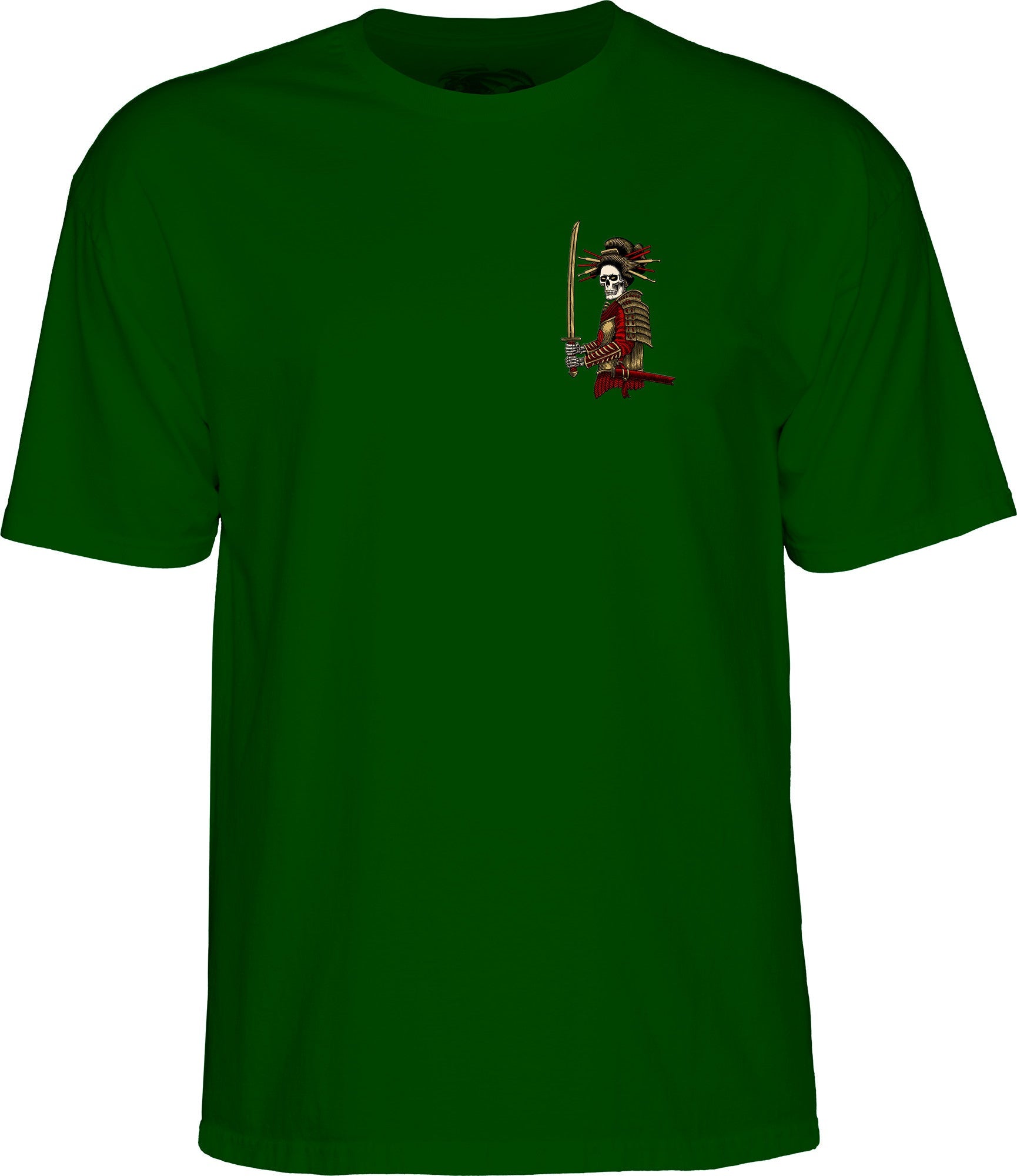 Powell Peralta Sakura Yosozumi Onna-Bugeisha T-shirt - Forest Green