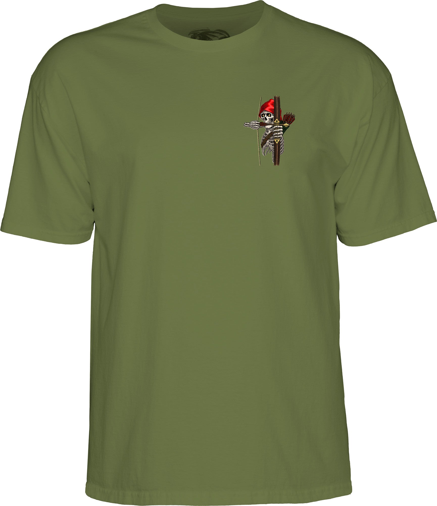Powell Peralta Zach Doelling Archer T-Shirt - Military Green