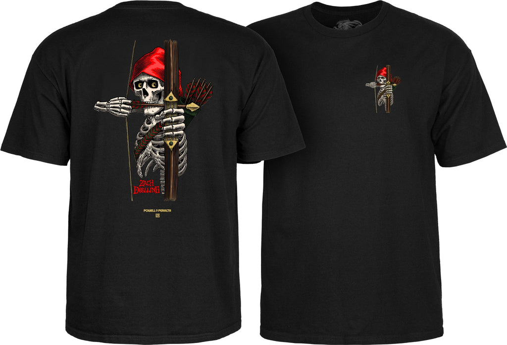 Powell Peralta Zach Doelling Archer T-Shirt - Black
