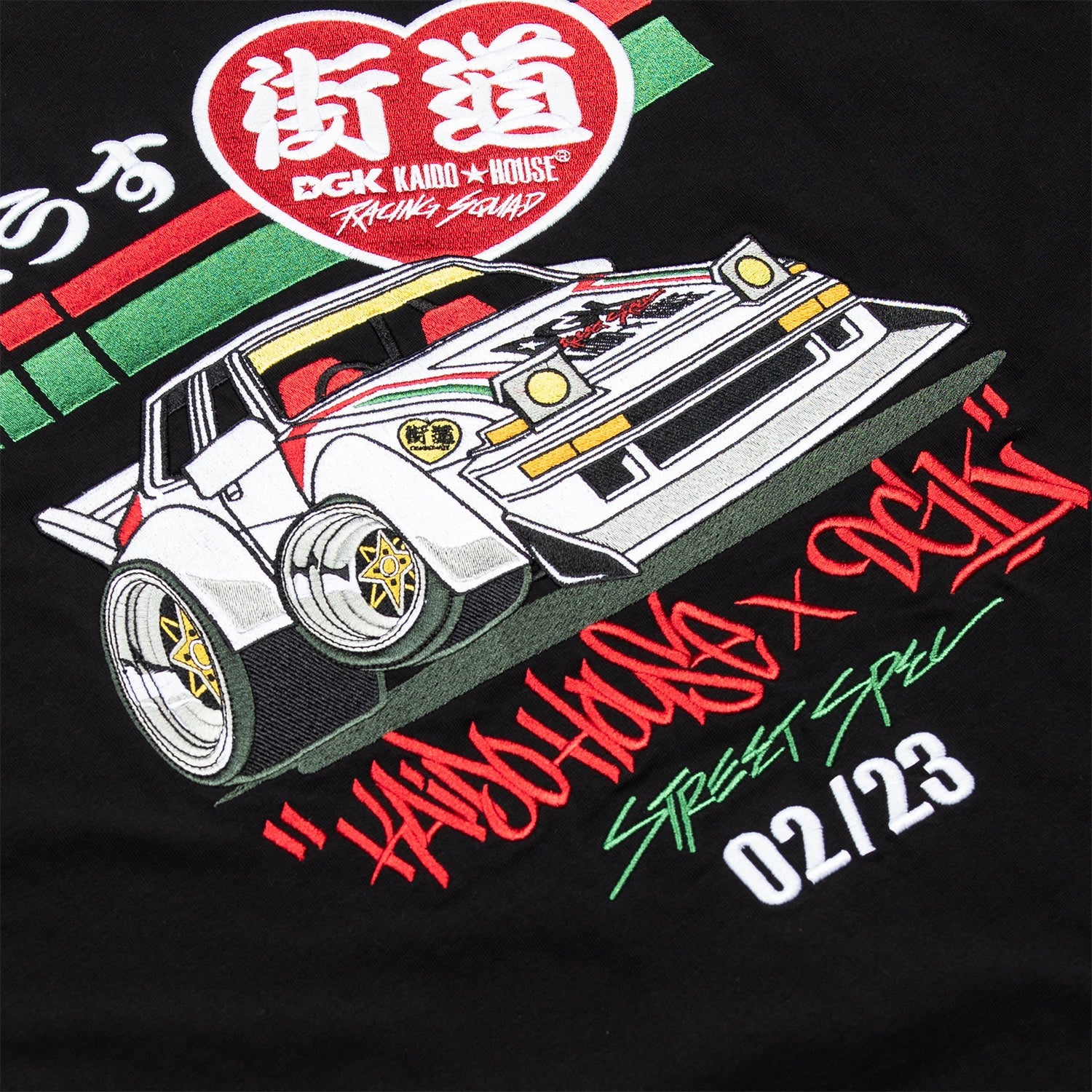 DGK x Kaido House Camber Knit T-Shirt - Black