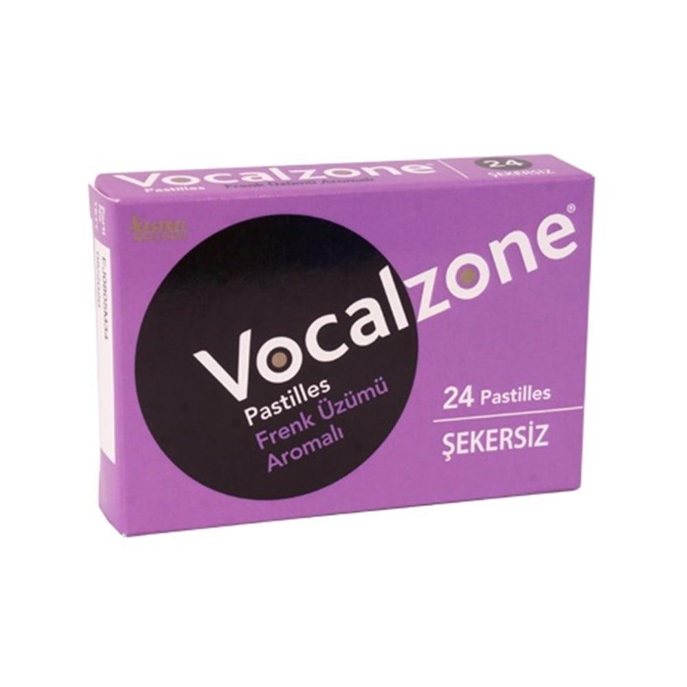 Vocalzone Sugar-Free Grape Flavored Throat Lozenges - Soothing Relief for Professionals & Health-Conscious Individuals
