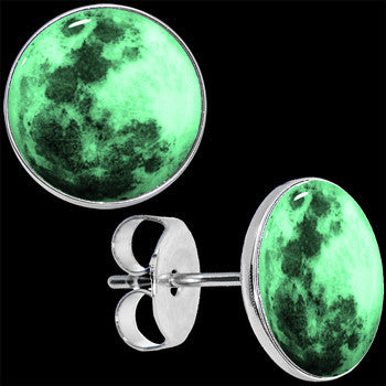 BodyCandy Moon Glow in the Dark Stud Earrings — comparison shot