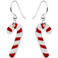 BodyCandy Holiday Candy Cane Dangle Earrings — main product shot