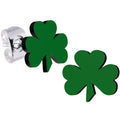 BodyCandy Green Irish Clover Stud Earrings- St Patricks Day — main product shot