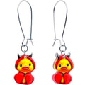 BodyCandy Hot Litle Devil Duck Dangle Earrings by Onyx O — main product shot