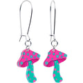 BodyCandy Funky Floral Mushroom Dangle Earrings by Onyx O — main product shot