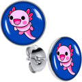 BodyCandy Adorable Axolotl Stud Earrings by Onyx O — main product shot