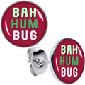 BodyCandy Bah Humbug Holiday Grouch Stud Earrings by Onyx O — main product shot