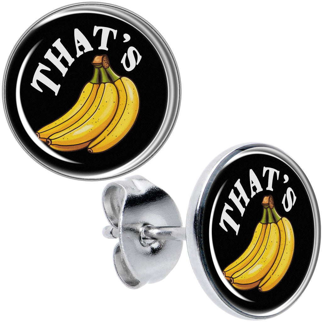 BodyCandy That is Bananas Stud Earrings by Onyx O — main product shot