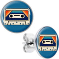 BodyCandy Retro Cassette Tape Stud Earrings by Onyx O — main product shot
