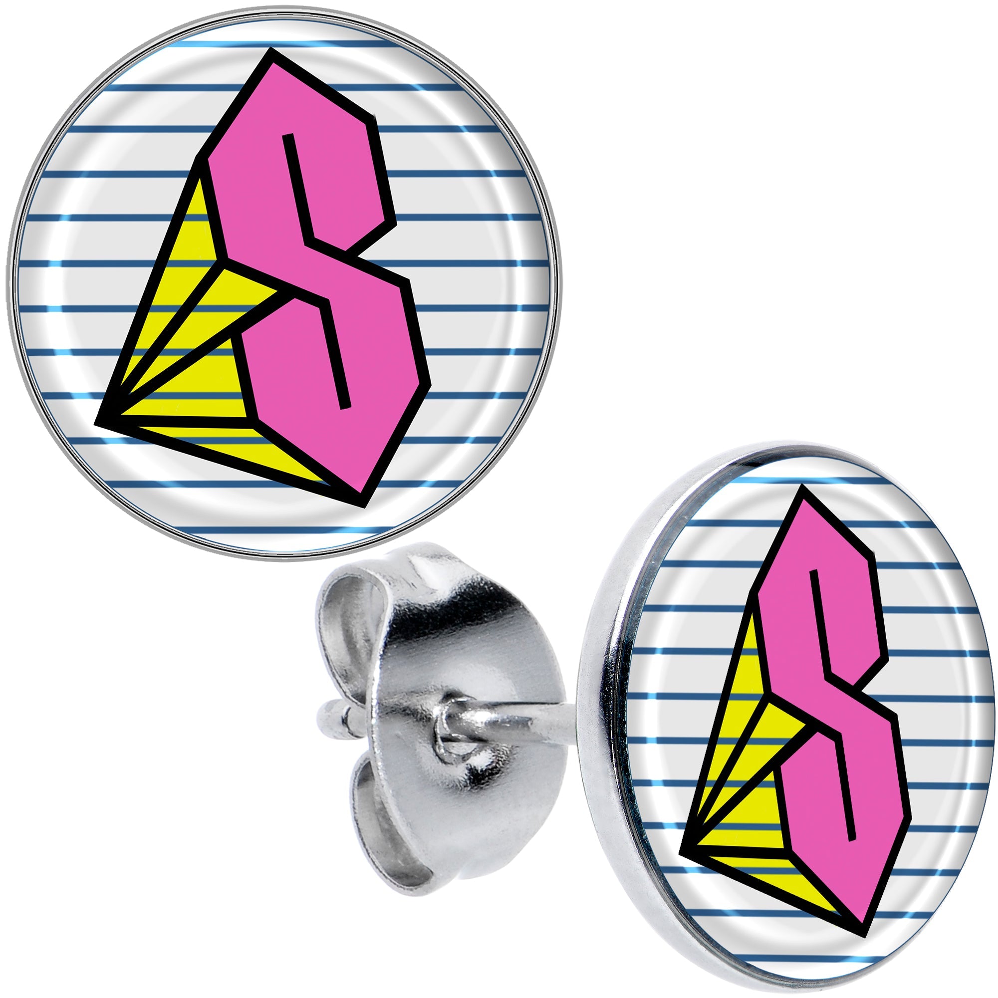BodyCandy Hot Pink Cool S Stud Earrings by Onyx O — main product shot