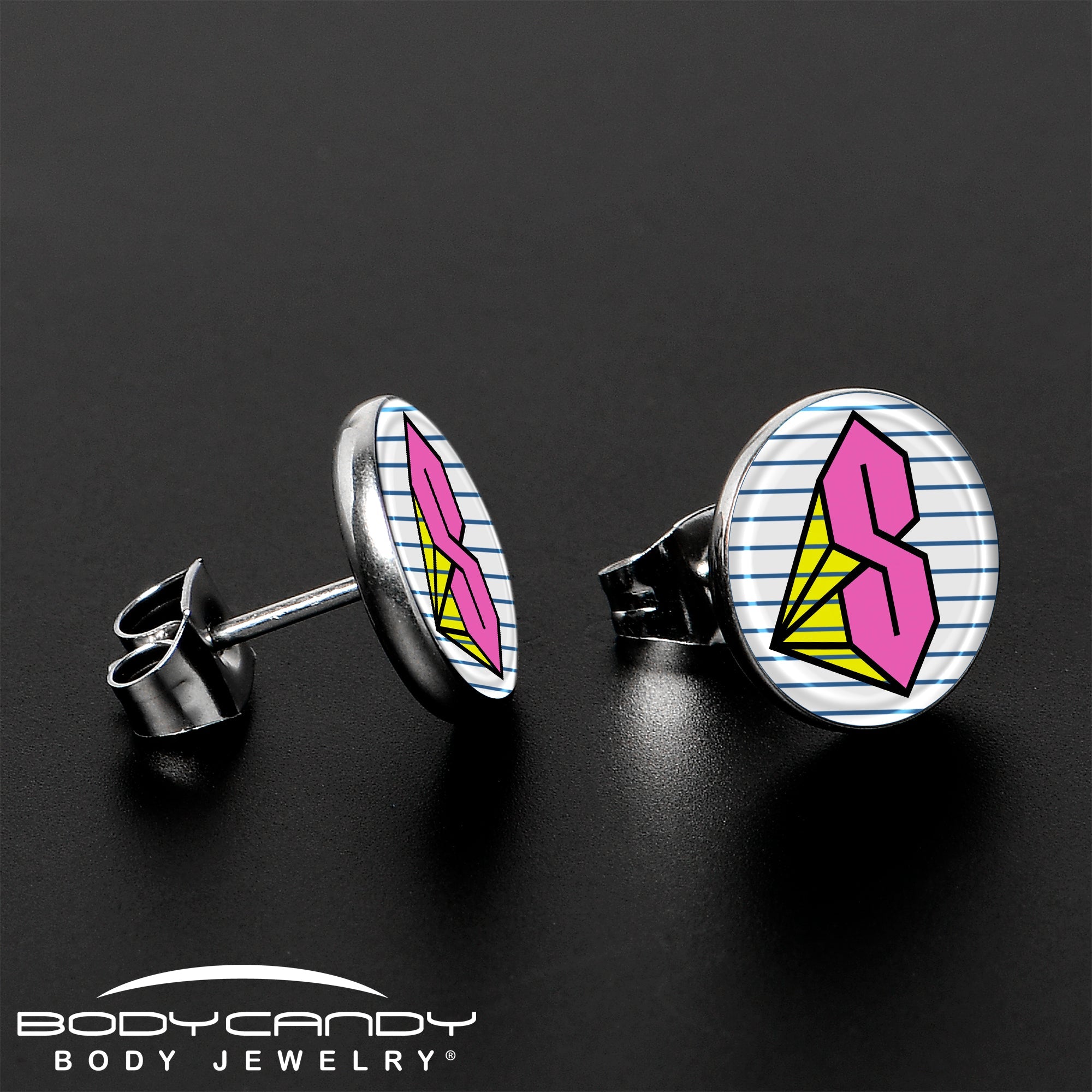 BodyCandy Hot Pink Cool S Stud Earrings by Onyx O — lifestyle context