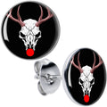 BodyCandy Holiday Dead Nosed Reindeer Stud Earrings by Onyx O — main product shot