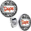 BodyCandy Dope Composition Notebook Stud Earrings by Onyx O — main product shot