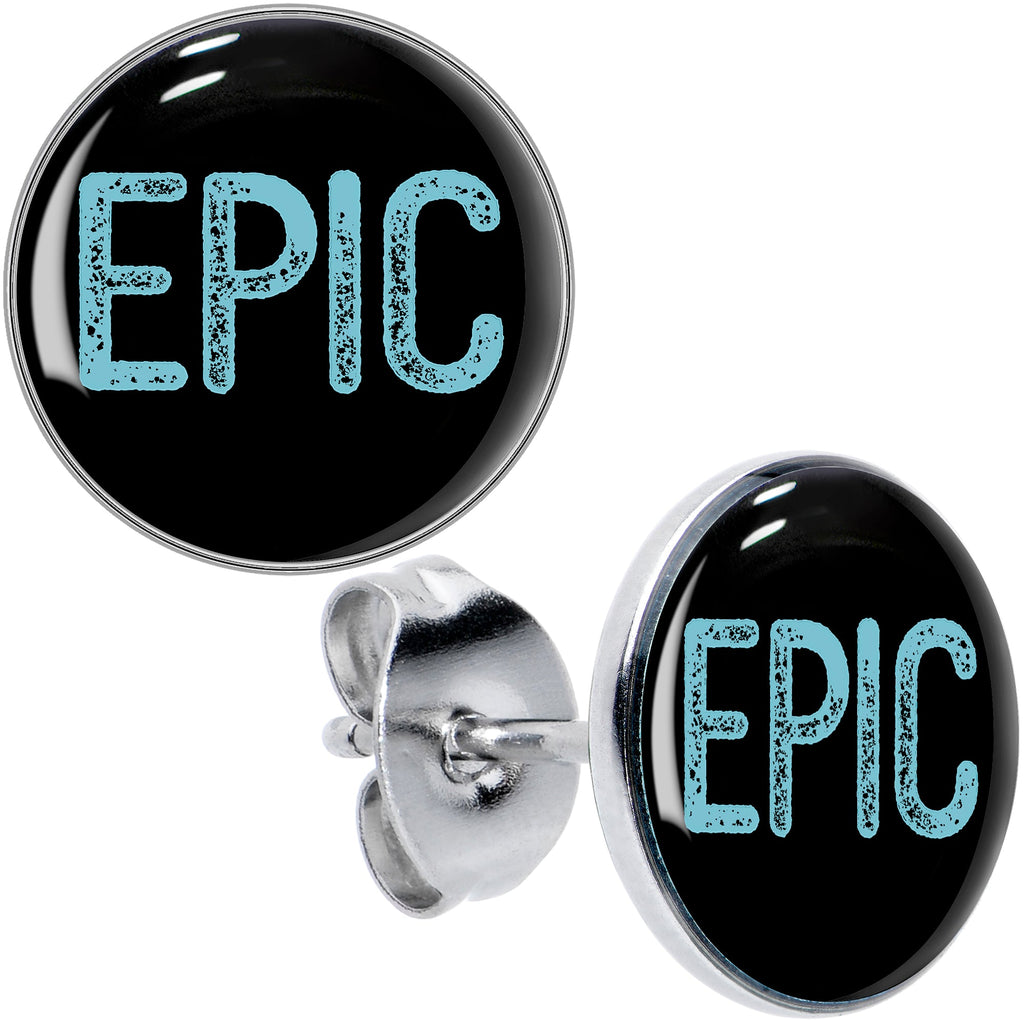 BodyCandy Epic Blue Stud Earrings — main product shot