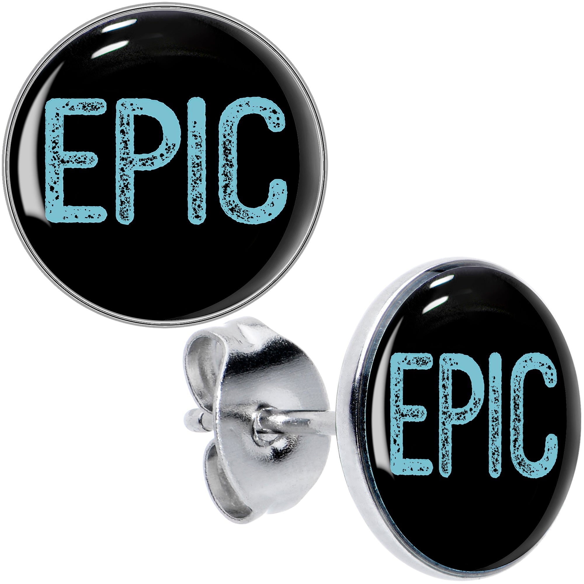 BodyCandy Epic Blue Stud Earrings — main product shot