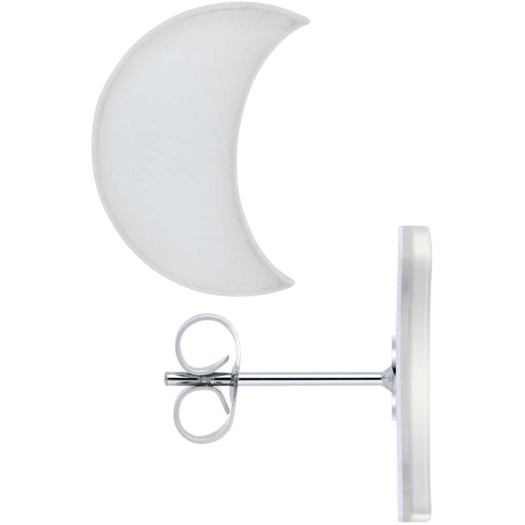 BodyCandy Crescent Moon Glow in the Dark Stud Earrings by Onyx O — lifestyle context