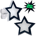 BodyCandy Shining Stars Glow in the Dark Stud Earrings by Onyx O — main product shot