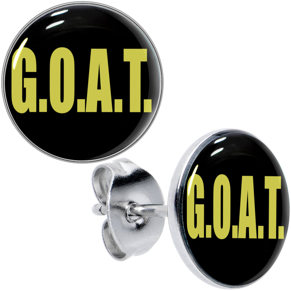 BodyCandy G.O.A.T. Stud Earrings by Onyx O — main product shot