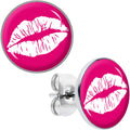 BodyCandy Red Hot Lips Stud Earrings by Onyx O — main product shot