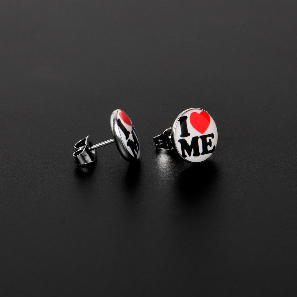 BodyCandy I Love Me Stud Earrings by Onyx O — lifestyle context