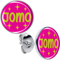 BodyCandy Pink JOMO Stud Earrings by Onyx O — main product shot
