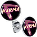 BodyCandy Karmic Boomerang Stud Earrings by Onyx O — main product shot