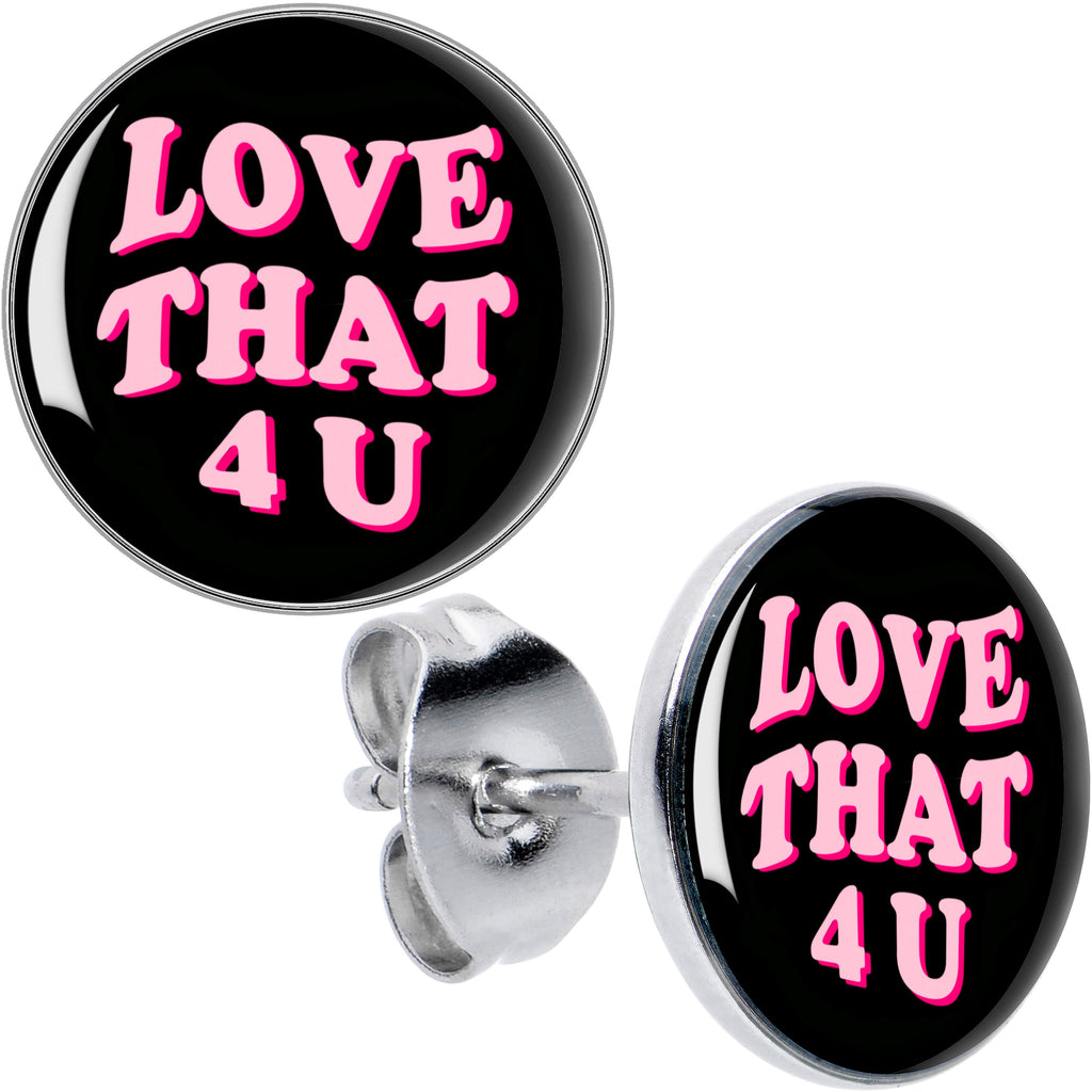 BodyCandy Love That 4 You Stud Earrings by Onyx O — main product shot