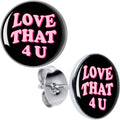 BodyCandy Love That 4 You Stud Earrings by Onyx O — main product shot