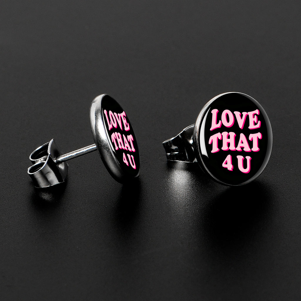 BodyCandy Love That 4 You Stud Earrings by Onyx O — lifestyle context