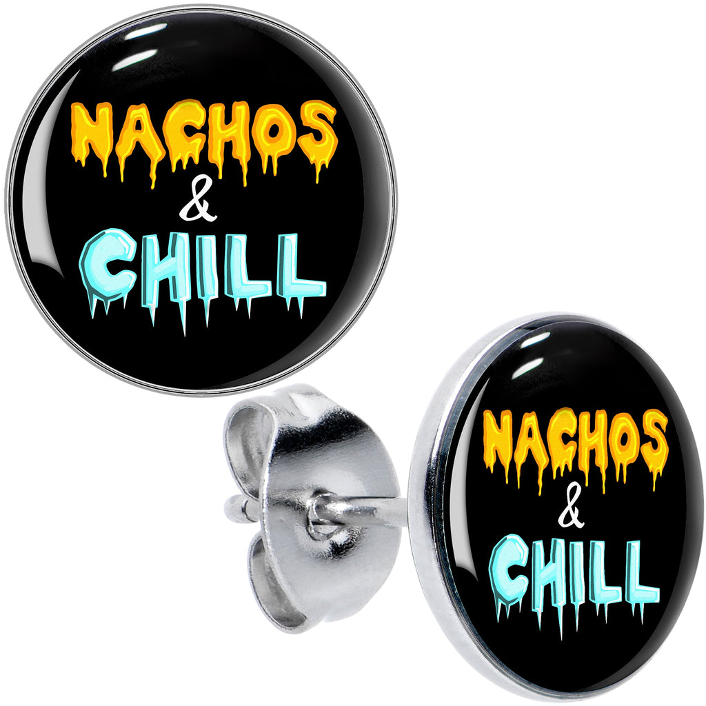 BodyCandy Nachos and Chill Stud Earrings by Onyx O — main product shot