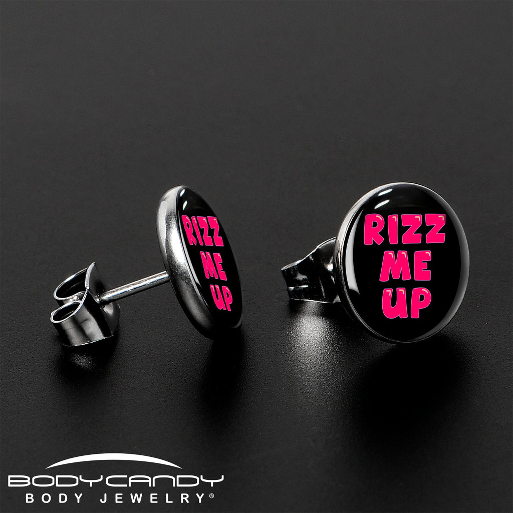 BodyCandy RIZZ ME UP Stud Earrings by Onyx O — lifestyle context