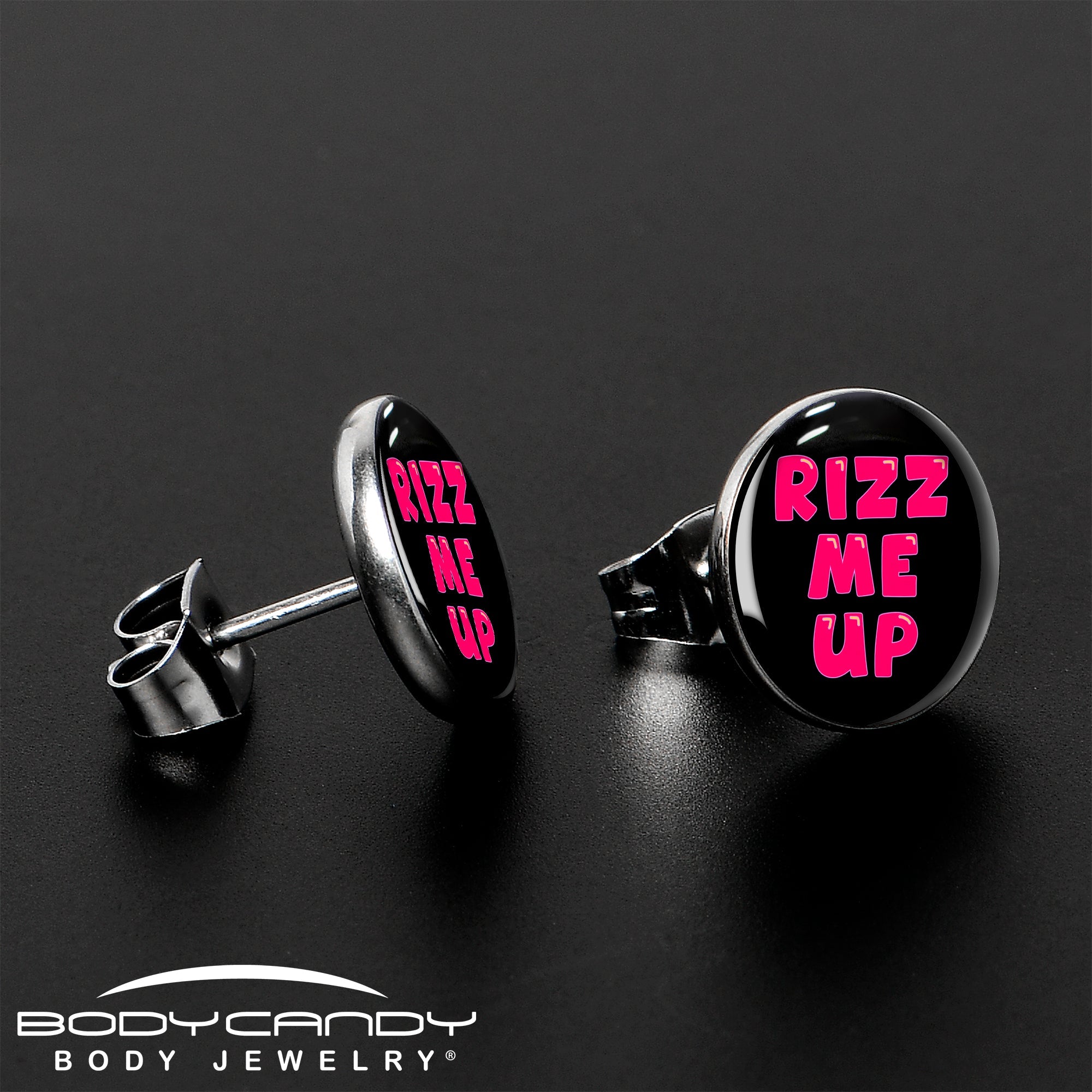BodyCandy RIZZ ME UP Stud Earrings by Onyx O — lifestyle context