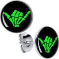 BodyCandy Shaka Hand Stud Earrings by Onyx O — main product shot