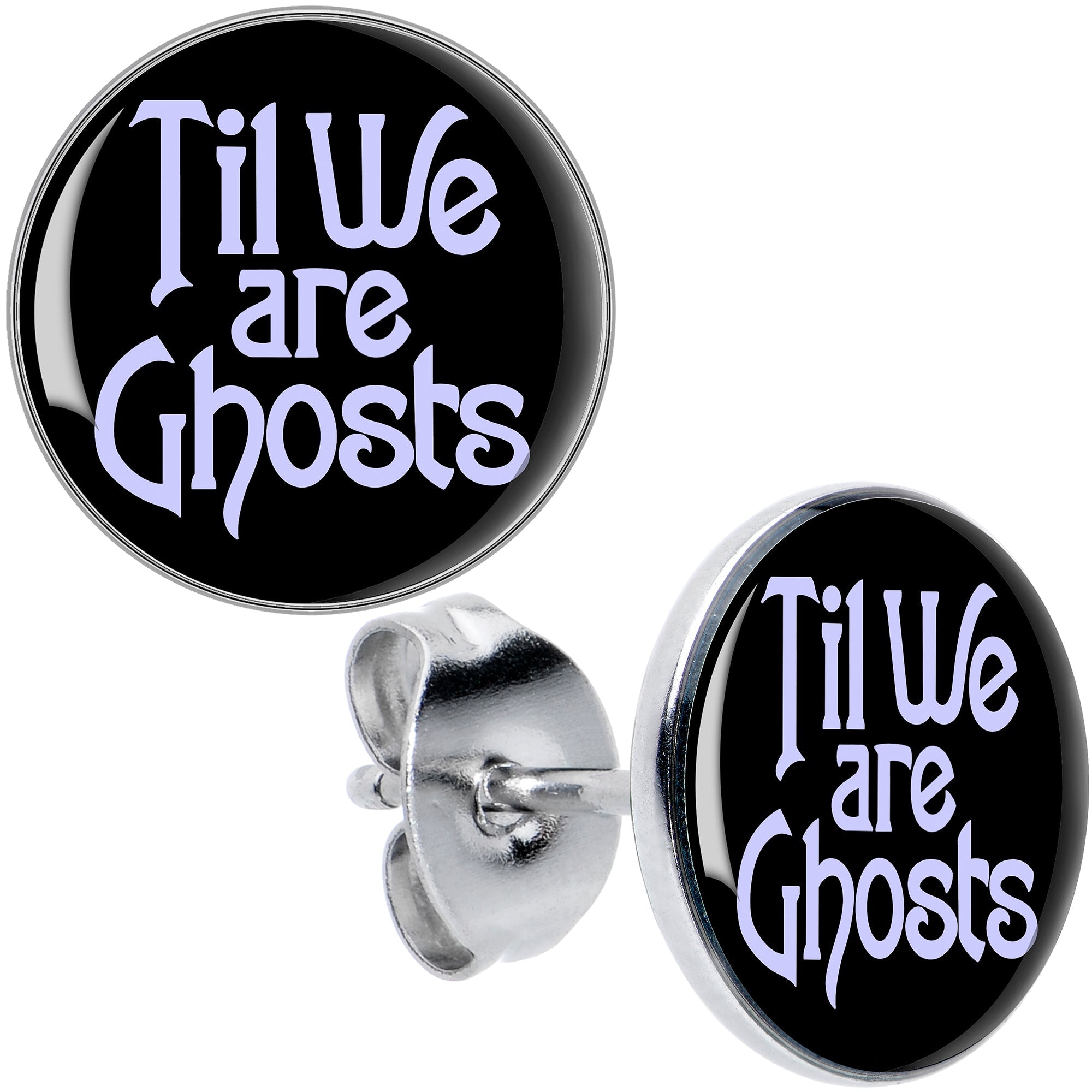 BodyCandy Til We are Ghosts Stud Earrings by Onyx O — main product shot