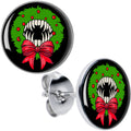 BodyCandy Holiday Vampire Wreath Stud Earrings by Onyx O — main product shot
