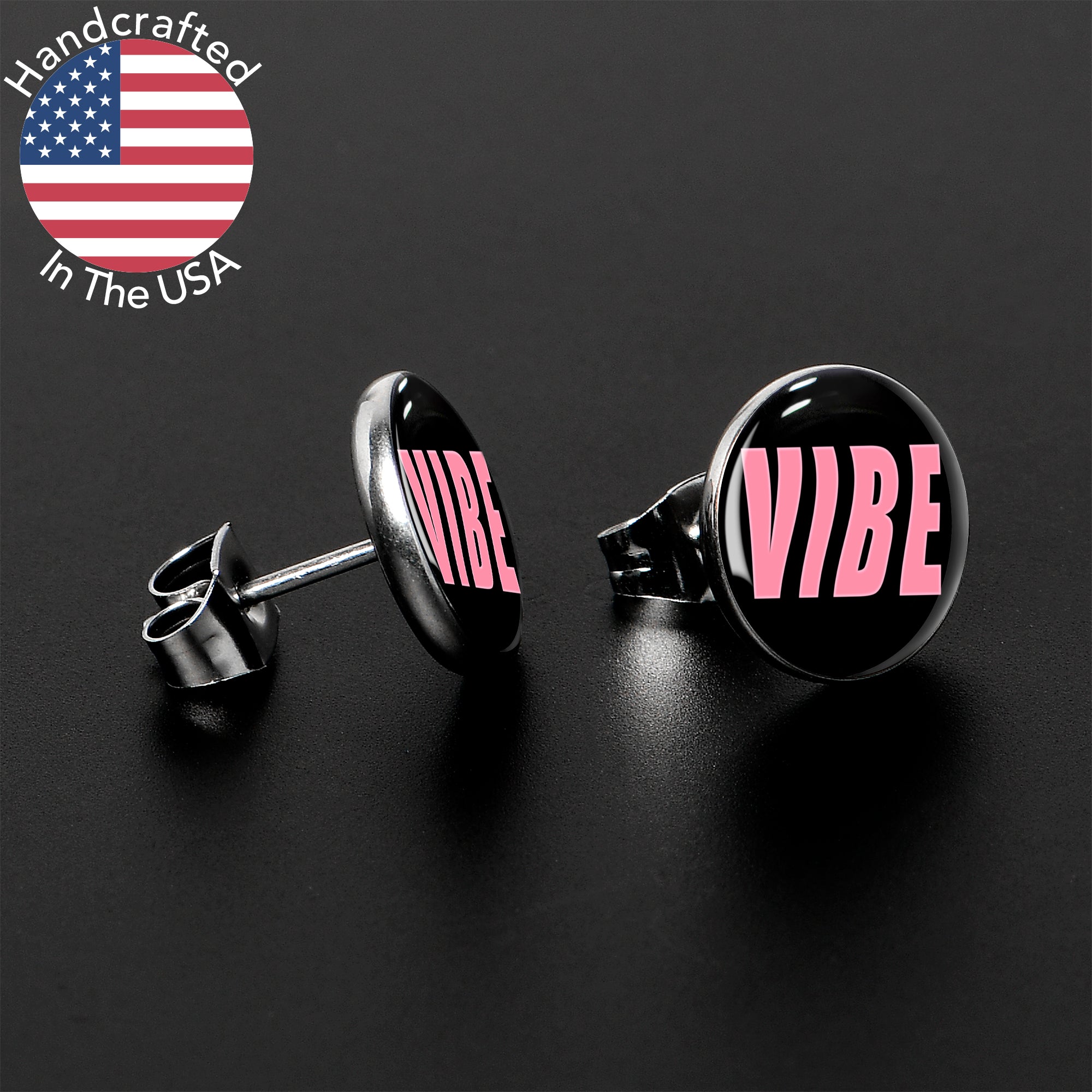 BodyCandy Vibe Stud Earrings by Onyx O — lifestyle context