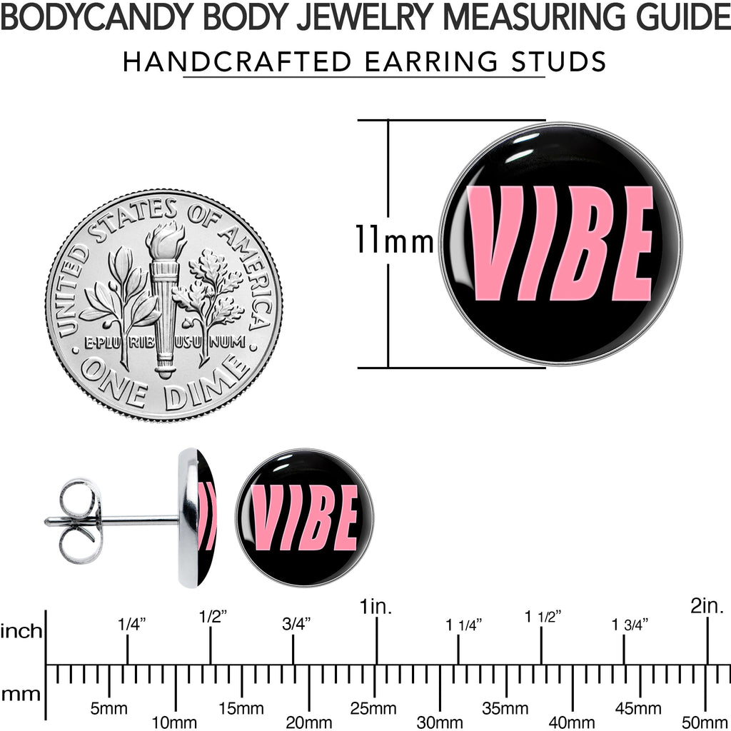 BodyCandy Vibe Stud Earrings by Onyx O — alternative angle