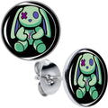 BodyCandy Zombie Bunny Stud Earrings by Onyx O — main product shot