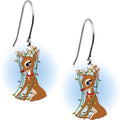 BodyCandy Winter Holiday Christmas Lights Reindeer Earrings — main product shot