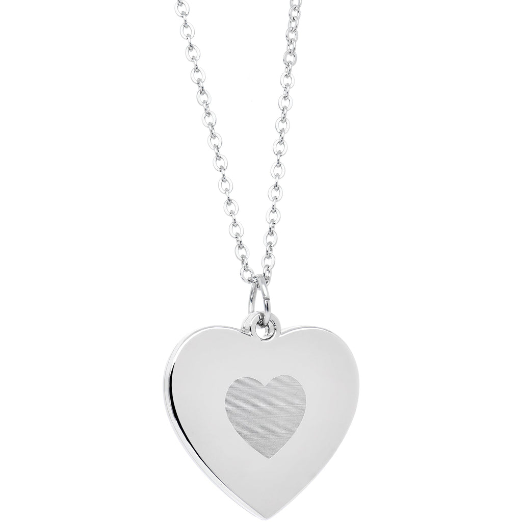 BodyCandy Custom Photo Sliding Locket Heart Pendant Necklace — lifestyle context