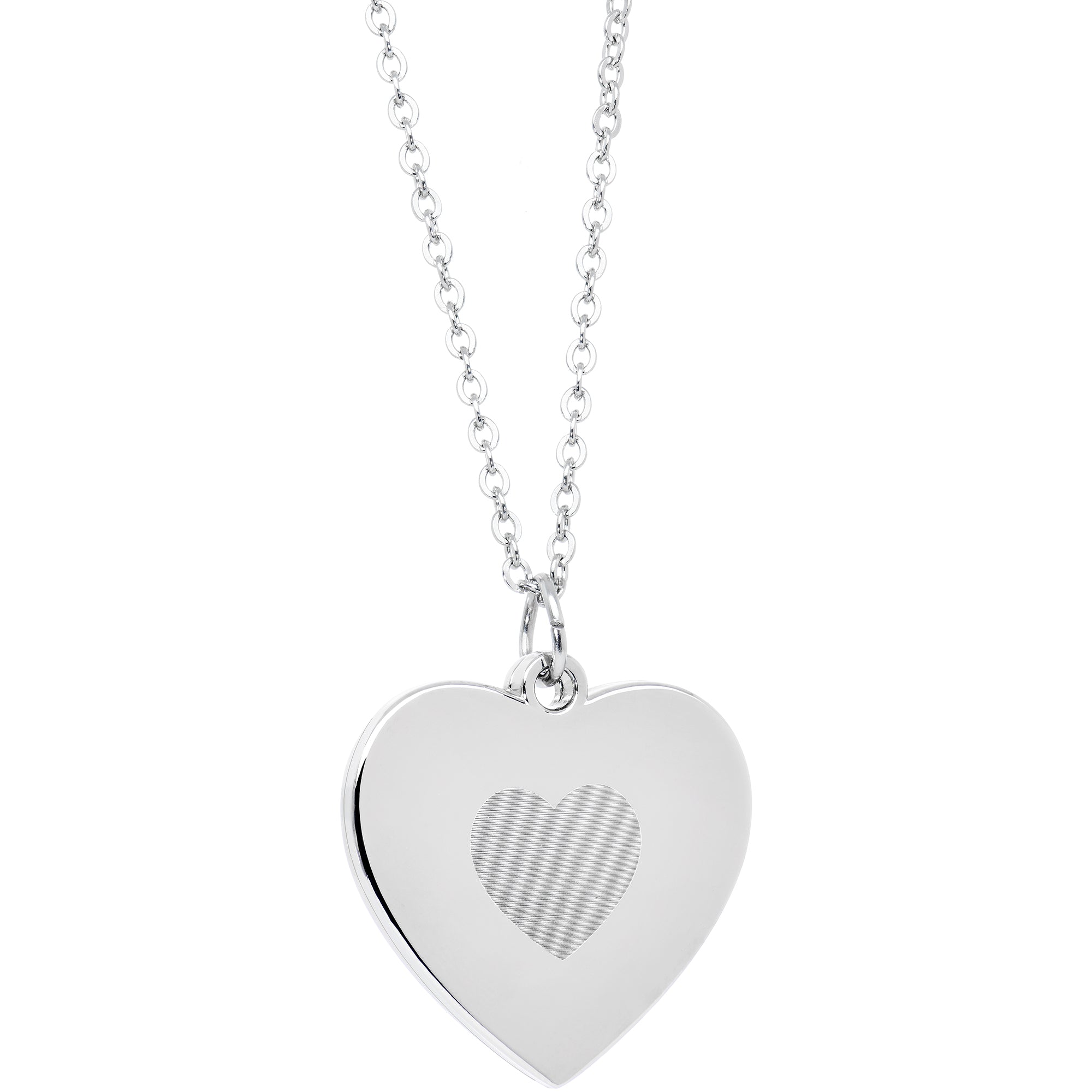 BodyCandy Custom Photo Sliding Locket Heart Pendant Necklace — lifestyle context
