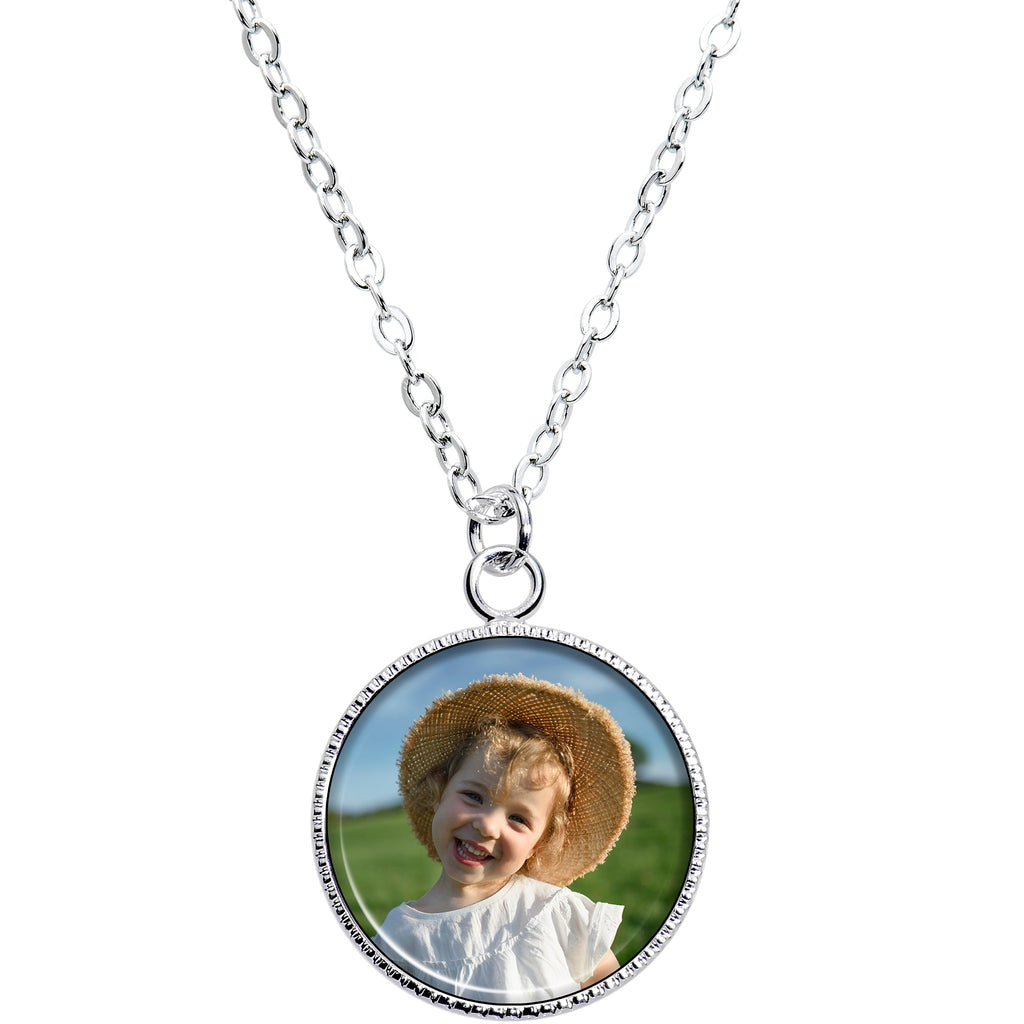 BodyCandy Custom Full Color Photo Pendant Necklace — main product shot