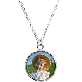 Custom Full Color Photo Pendant Necklace