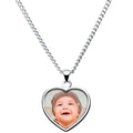 BodyCandy Handcrafted Full Color Custom Photo Heart Necklace — main product shot
