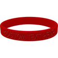 BodyCandy Custom No. 2 RED Silicone Bracelet — main product shot