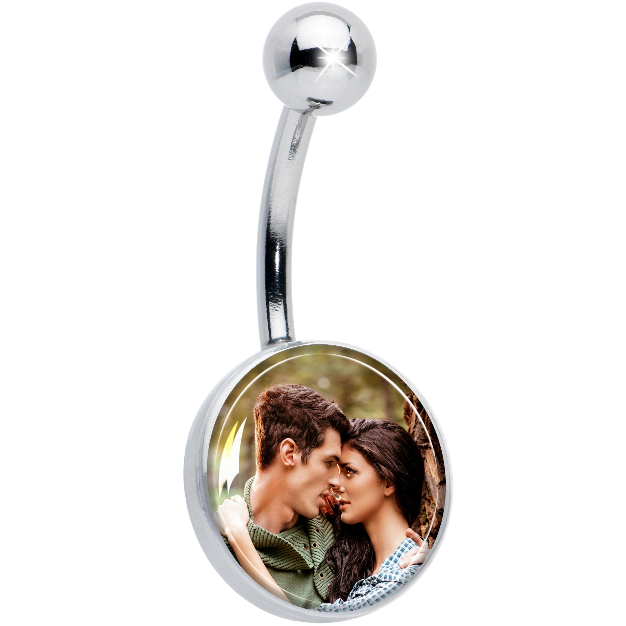 BodyCandy Custom Photo Belly Ring — main product shot