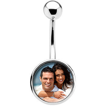 BodyCandy Custom Photo Belly Ring — color detail