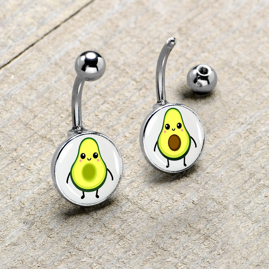 BodyCandy Avocado Oh BFF Set of 2 Belly Rings by Onyx O — alternative angle