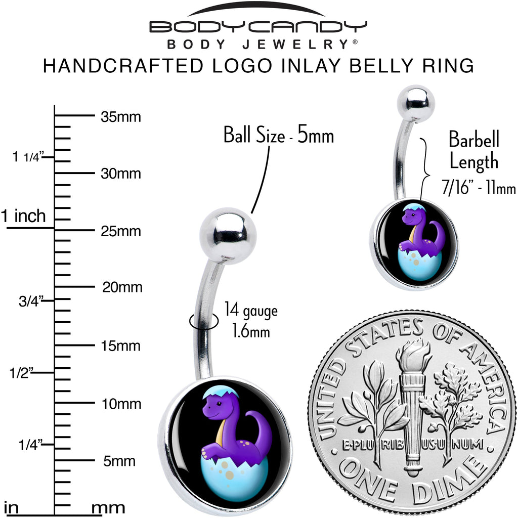 BodyCandy Baby Dinosaur Belly Ring by Onyx O — alternative angle